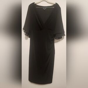 🌷🌸Connected Apparel Elegant Black Long Sleeve Dress